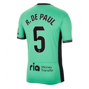Atletico Madrid Rodrigo De Paul #5 Tredje Tröja 2023-24 Kortärmad